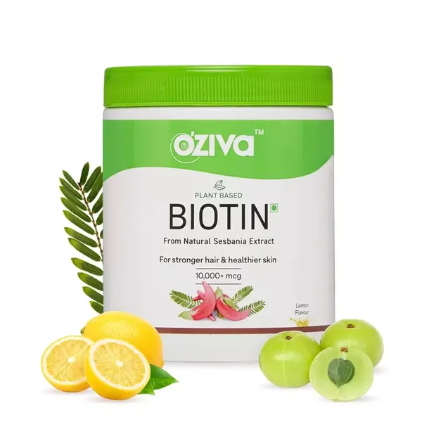 OZIVA PLANT BASED BIOTIN LEMON 4GM