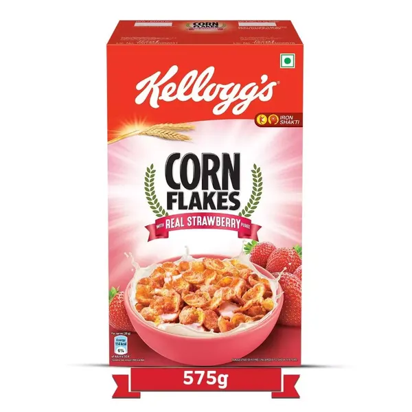 KELL CORNFLAKES STRAWBERRY 575GM