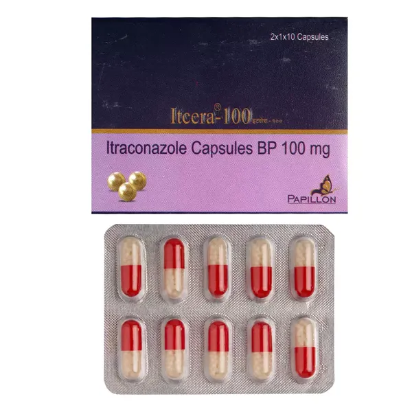 ITCERA 100MG 10CAP