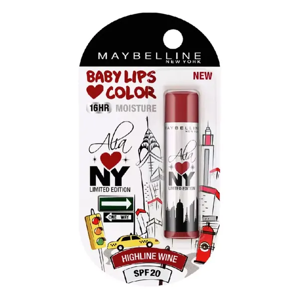 MAYBELLINE LIP BALM NY HIGHLINE WINE 4GM