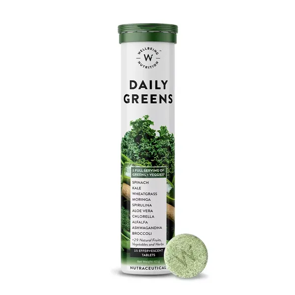 WELLBEING NUTRITION DAILY GREENS 15TAB