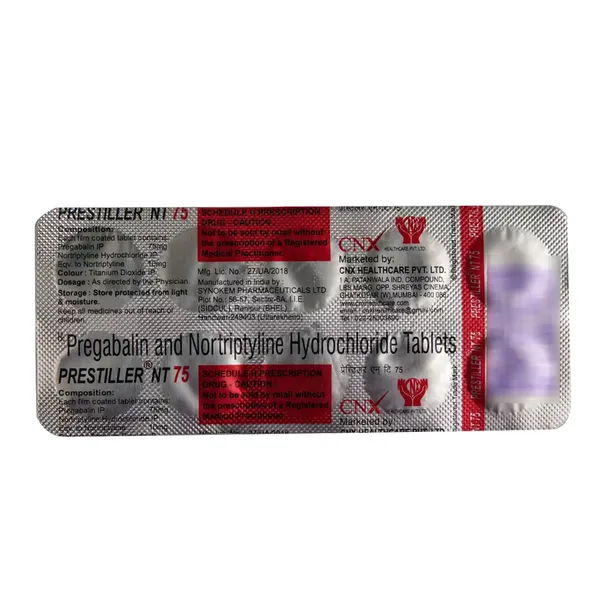 PRESTILLER-NT 75MG 10TAB