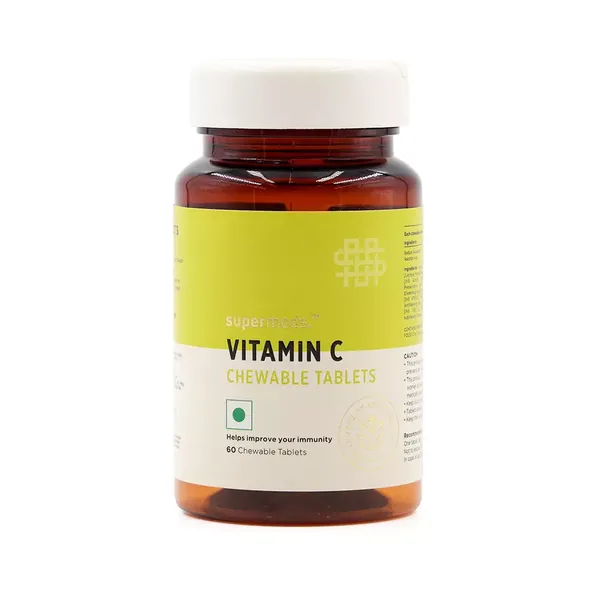 SUPERMEDS VITAMIN C-CHEWABLE 60TAB