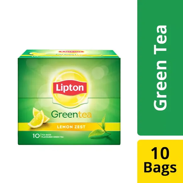 LIPTON GR/TEA LEMON ZEST 10BAGS