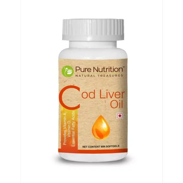 PURE NUTRITION COD LIVER OIL 90CAP