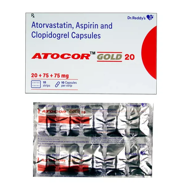 ATOCOR GOLD 20MG  10CAP