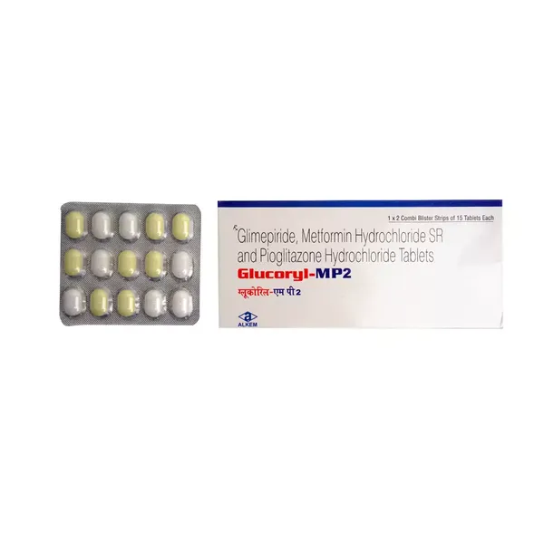 GLUCORYL-MP 2MG 15TAB