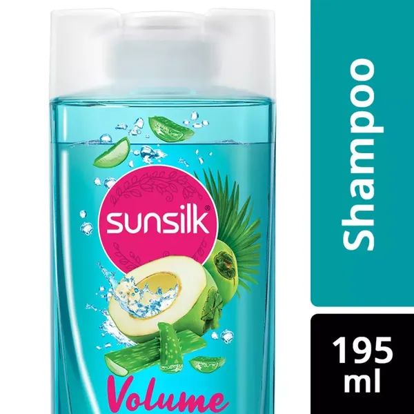 SUNSILK SHMP COCO WATER/ALOE 195ML