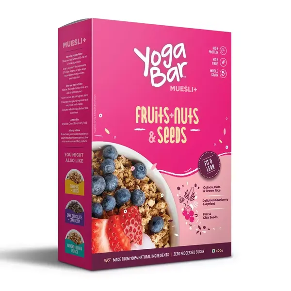 YOGA BAR MUESLI F/NUT 400GM