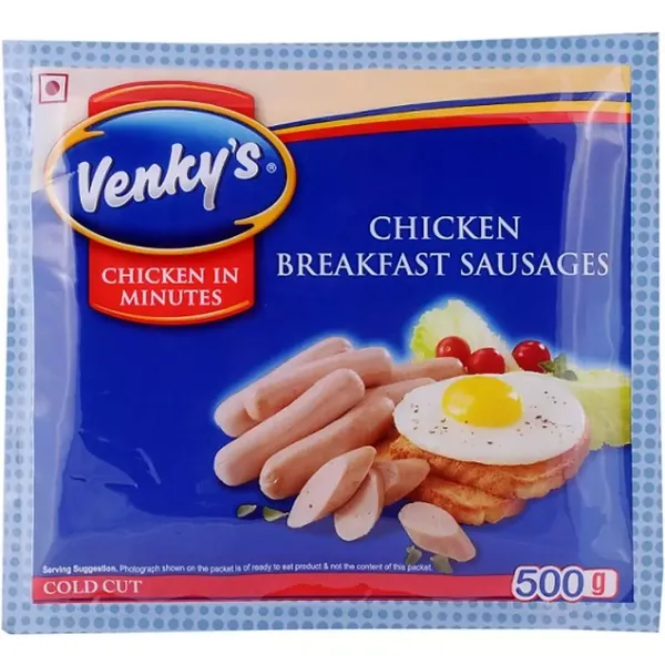 VENKYS CHI SAUSAGES BREAKFAST 500GM