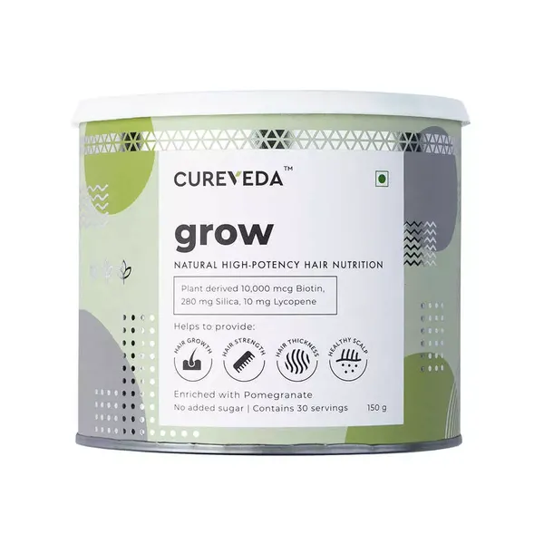 CUREVEDA GROW HIGH-POT HAIR NUTRI 150GM