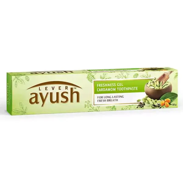 AYUSH T/PASTE FRESH CARDAMOM 150GM