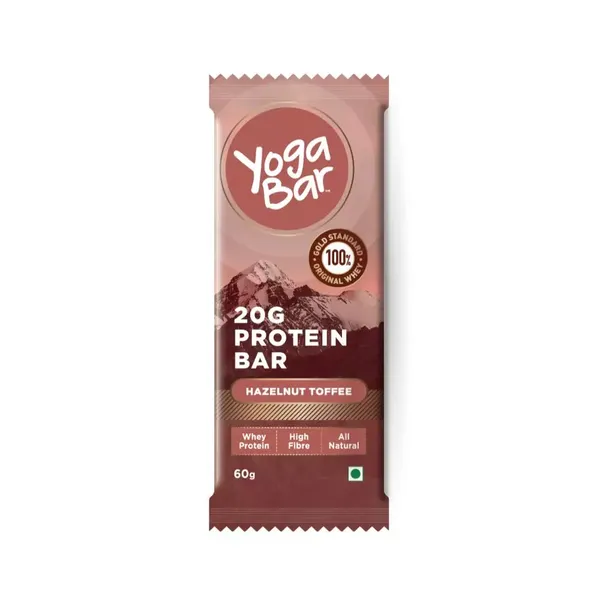 YOGA BAR PROTEIN HEZELNUT TOFFEE 60GM