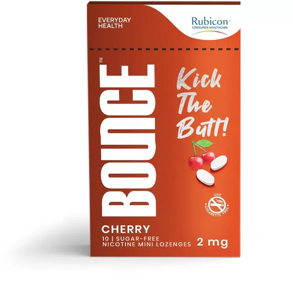 BOUNCE NICOTINE LOZENGES 2MG CHERRY 10TAB