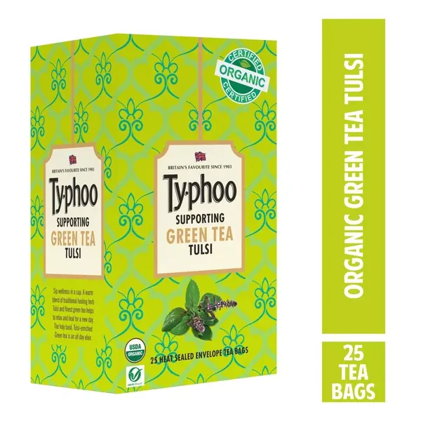 TY-PHOO GR/TEA TULSI 25BAGS