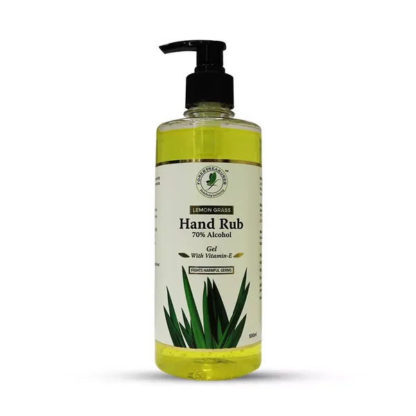 FORESTREASURES H/RUB LEMON GRASS 500ML ##