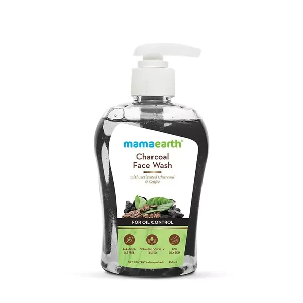 MAMAEARTH CHARCOAL FACE WASH 250ML