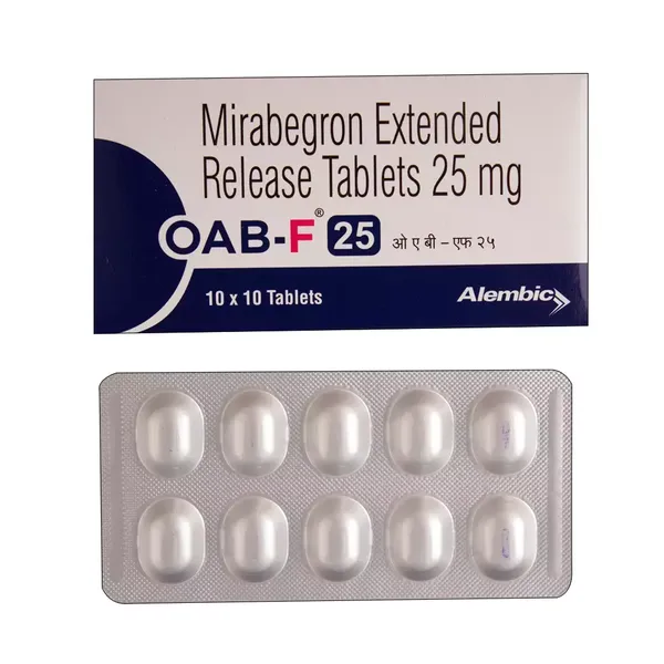 OAB-F 25MG 10TAB