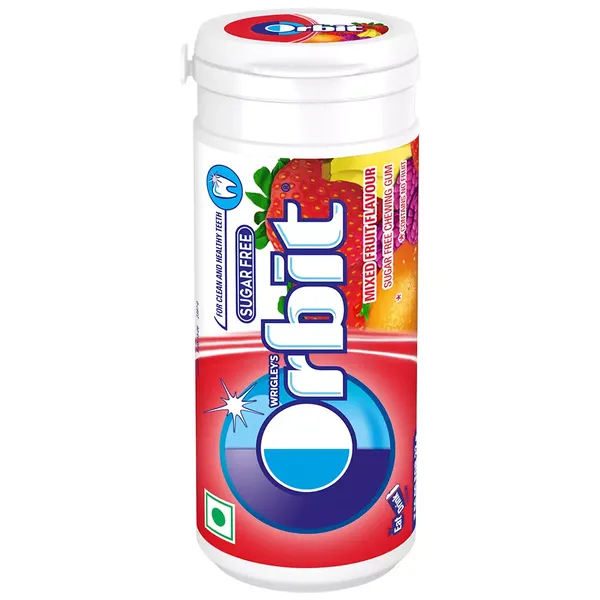 ORBIT MIXED FRUIT SUGARFREE 22GM