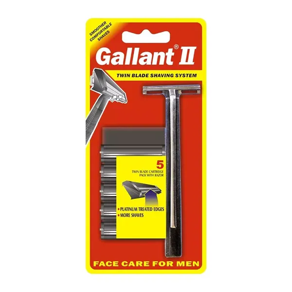 GALLANT II TWIN BLADE CARTRIDGES 5PC