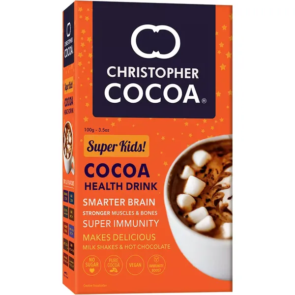 CHRISTOPHER SUPER KIDS COCOA PWDR 100GM