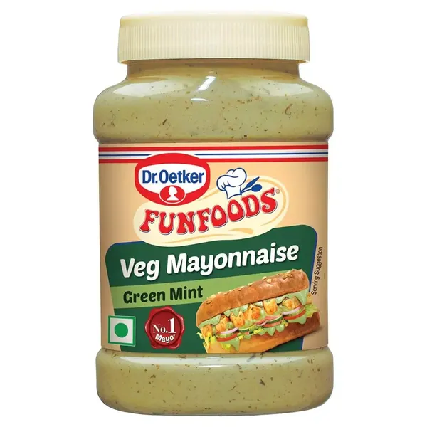 FUNFOODS VEG MAYONNAISE GREEN MINT 250GM