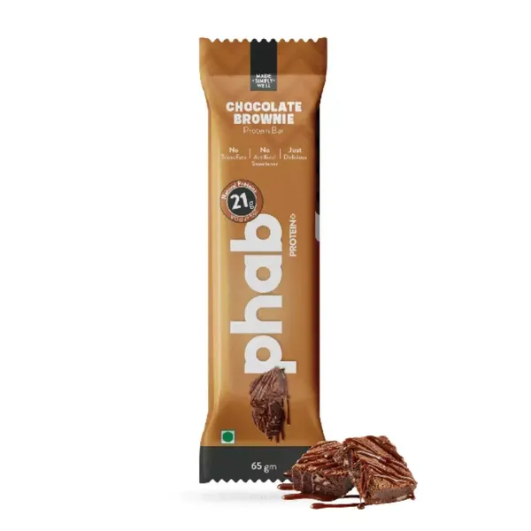 PHAB PROTEIN BAR CHOC BROWNIE 65GM