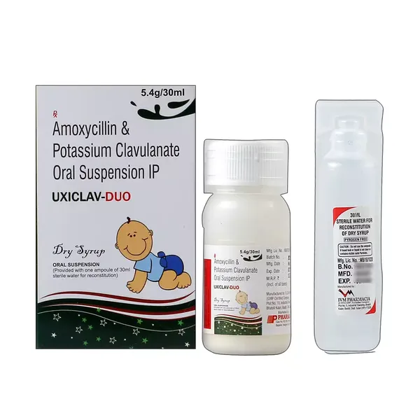 Buy UXICLAV DUO Dry Syrup 30ml Online at Upto 25% OFF