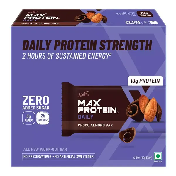 RITE B ENERGY BAR WORKOUT ALMOND 6X300GM