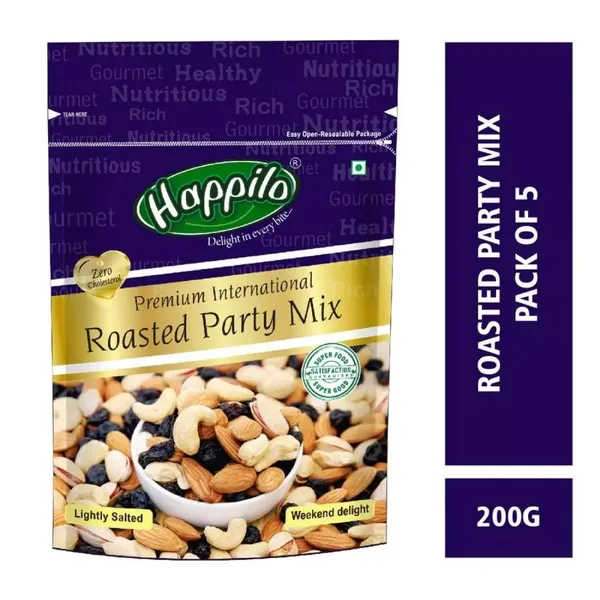 HAPPILO?REMIUM SALTED PARTYMIX 200GM