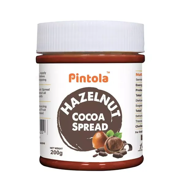 PINTOLA NUT/BTR HAZELNUT COCOA 200GM