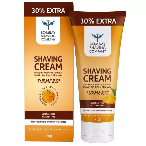 BOMBAY SHAVING TURMERIC SHAVING CREAM 78GM