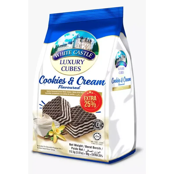 WHITE CASTLE CUBES COOKIES & CRM 90GM