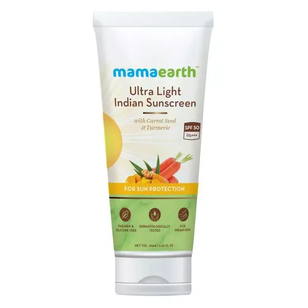 MAMAEARTH B/LTN U/LIGHT IND S/SCREEN SPF50 80ML