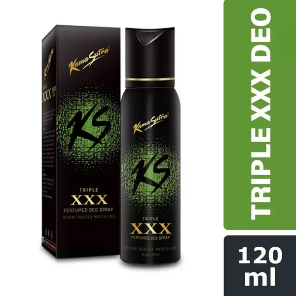 KS PERFUMED DEO TRIPLE-XXX 120ML