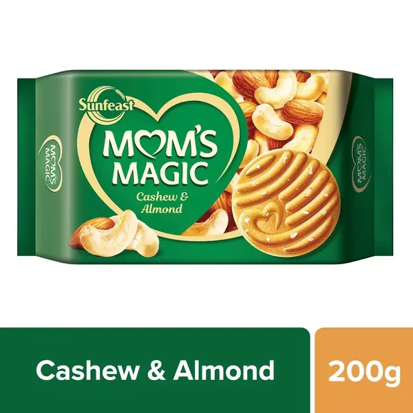 SUNF BISC MOMS CASHEW/ALMOND 197GM