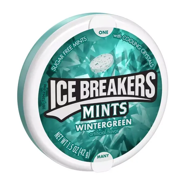 ICE BREAKERS MINTS WINTERGREEN 42GM