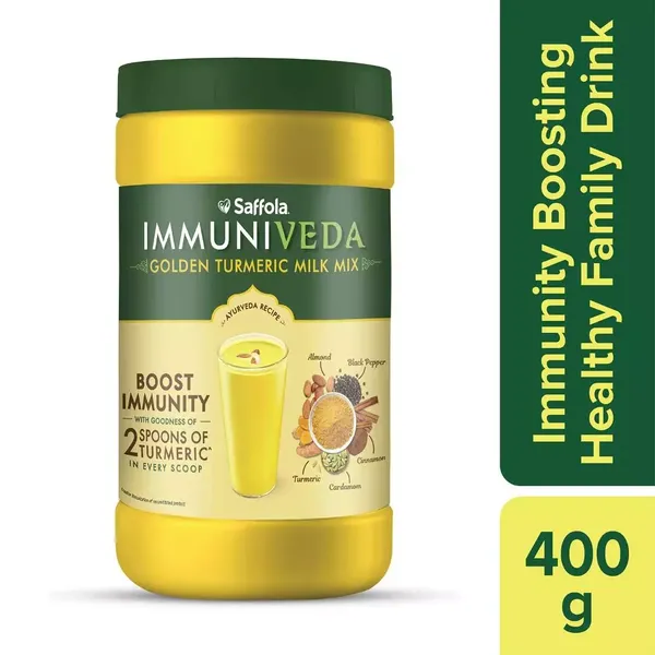 SAFFOLA IMMUNIVEDA TURMERIC MILK 400GM