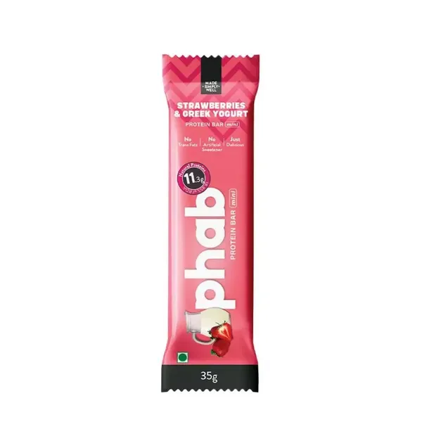 PHAB  PROTEIN BAR STRAW YOGURT 35GM