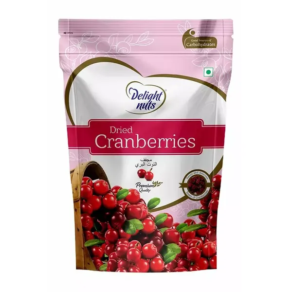 DELIGHT NUTS DRIED CRANBERRIES 200GM