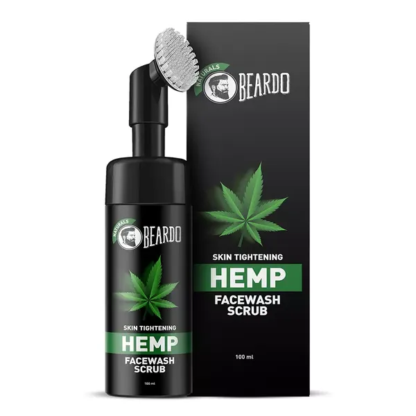 BEARDO SKIN TIGHTENING HEMP F/WASH SCRUB 100ML