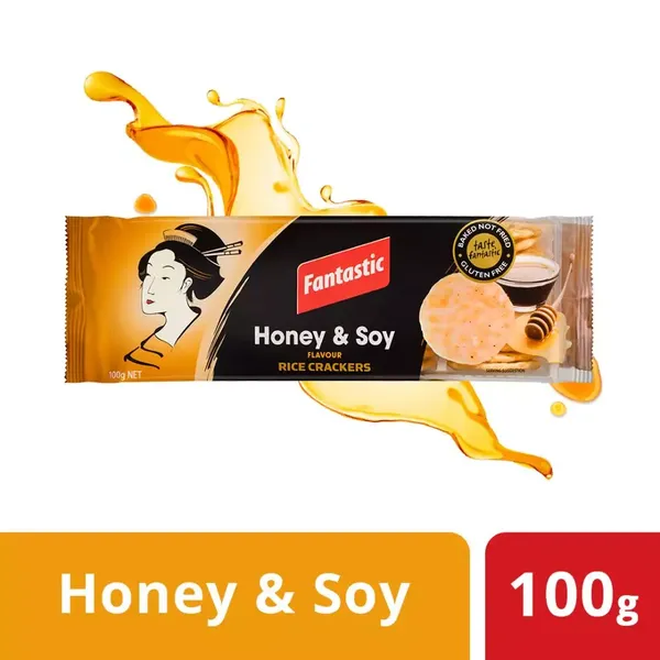 FANTASTIC CRACKER HONEY SOY RICE 100GM