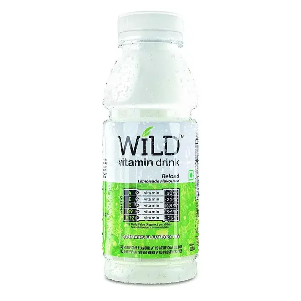 WILD VITAMIN WATER LEMONADE 300ML