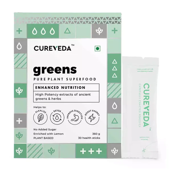 CUREVEDA GREENS PURE PLANT 30SACH