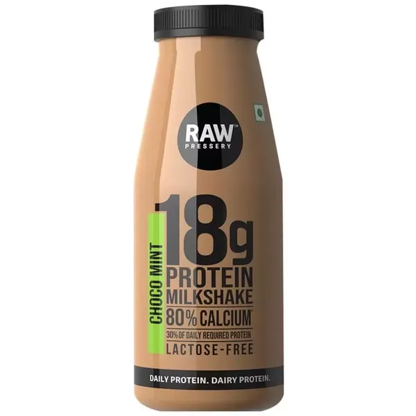 RAW PRESSERY CHOCO MINT MILK SHAKE 200ML