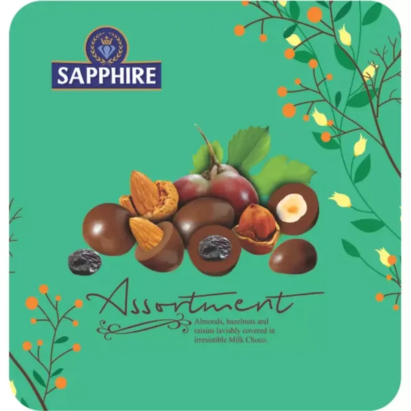 SAPPHIRE CHOC ALMONDS 200GM