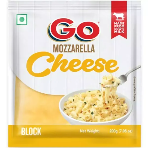 GO CHEESE MOZZARELLA 200GM