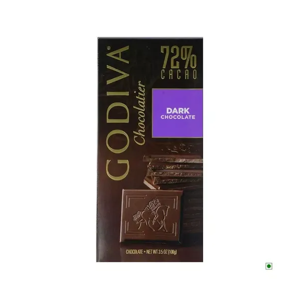 GODIVA CHOC  DARK 72% 100GM