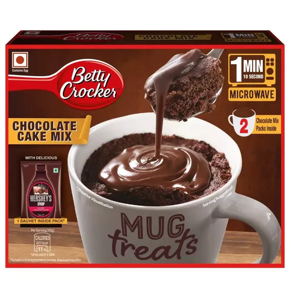 BETTY CROCKER CHOCO MUG TREATS MIX 132GM