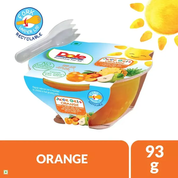 DOLE ORANGE JELLY 93GM